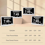 TROCOTN Dementia Clocks, Large Display Calendar Alarm Clock - Image 8