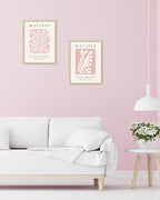 HesenDot Unframed Pink Wall Art Set of 3, 12x16in Matisse Canvas Prints - Image 6