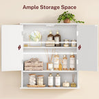 TEENFON Bathroom Wall Cabinet, Bathroom Cabinet - Image 4