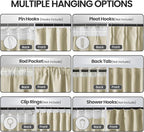 Floor to Ceiling Curtains for Wall Ceiling Mount Track - Image 2