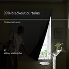 AJAZZ self Adhesive Portable 100% Blackout Curtains Simple and Easy to - Image 5