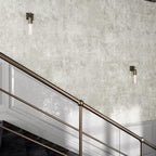 VEELIKE Distressed Concrete Wallpaper Peel and Stick Light Grey Limewash - Image 3