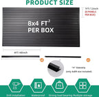 FRAYSCENT Slat Wall Paneling Garage Slat Wall Storage Systems Slatwall Panels - Image 2