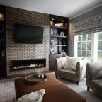EverStone Aged Brick Faux Brick Panel, 46 7/8"W x 27"H x 1 1/4"D, Adobe Color - Image 11