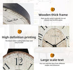 24" H x 18" W Large French Country Oval Wall Clock - Image 5
