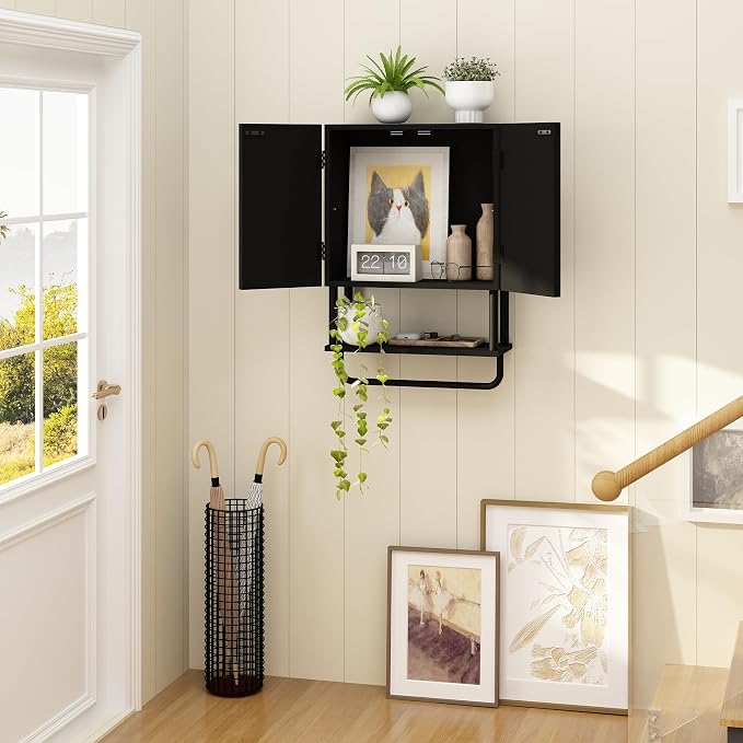 RUSTOWN Fluted Bathroom Wall Cabinet - Image 9
