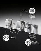 Mimiio No Drill Curtain Rod Brackets - Image 5