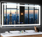 72"x36" LED Bathroom Mirror by INFINIGLASS