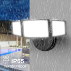 Onforu 75W Flood Lights Outdoor, 7000LM Brightness Security Lights Switch - Image 7