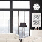 Sharp Wall Clock – Silver/Chrome, Silent Non Ticking 12 Inch Quality Quartz - Image 6