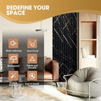 OUZUGIE WPC Acoustic Slat Wall Paneling, Living Room, TV Background, Study Room - Image 6