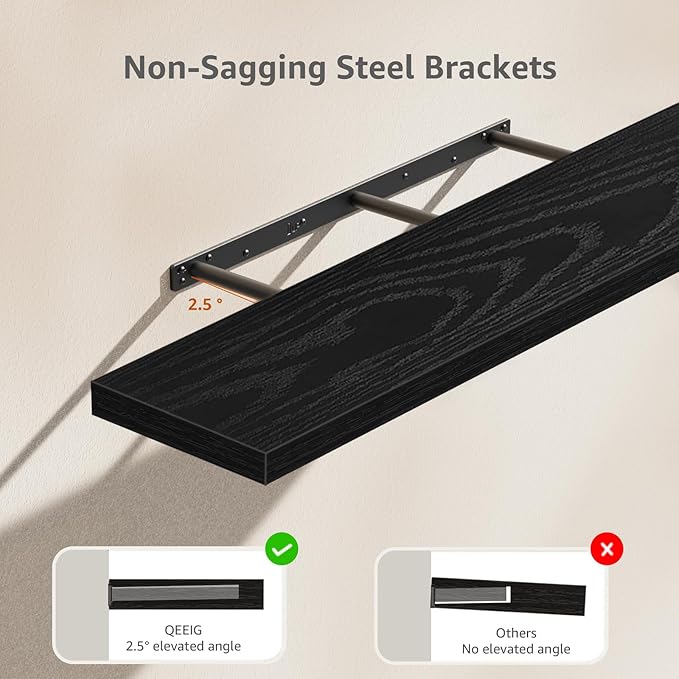 QEEIG Floating Shelves for Wall 47.2" Extra Long - Image 4