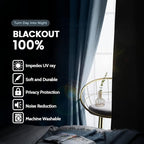 SimpleHome 100% Blackout Curtains - Image 3