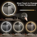 LED Bathroom Mirror 22 Inch Round Bathroom Mirror - Image 3