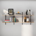 Wallniture Turin 60 Inch Long Adjustable Wall Shelf, Hanging Shelves - Image 2