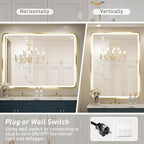 48x36 Inch LED Bathroom Mirror - Image 6