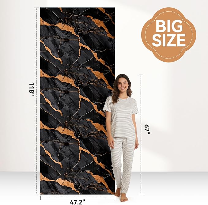 KASARO Peel and Stick Backsplash Wall Tile, 118 × 47 inch Self-Adhesive Thicker - Image 7