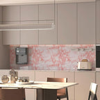 Extra Wide Marble Contact Paper Granite Peel and Stick Wallpaper Pink Glossy - Image 6