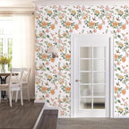 Froluya Floral Peel and Stick Wallpaper Vintage Floral Contact Paper 16.9” x - Image 7