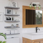 RICHER HOUSE Mounted Shelves for Wall Decor, Modern Picture Ledge Shelf - Image 6