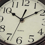 Foxtop 9 Inch Wall Clock Battery Operated Silent Non-Ticking Small Classic - Image 7
