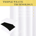 NICETOWN White Room Darkening Curtain 63 inches Long - Image 3