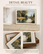 VIYYIEA Framed Wall Art for Living Room, Peaceful River Landscape Canvas Prints - Image 6