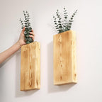 Wood Wall Planter Set of 2, Wood Wall Pocket - Image 5
