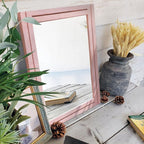 AAZZKANG Rectangle Mirror with Wood Framed Modern Farmhouse Hanging Wall - Image 6