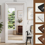 Full Length Mirror 71"x30", Large Solid Wood Frame Floor Mirror, Leaning Floor - Image 2