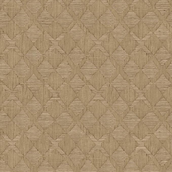 Tempaper x Jeremiah Brent Textured Hoffmann Faux Sisal Removable Peel and Stick by TempaperCo