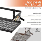 Spice Rack Wall Mount, 4 Pack Pantry Door Organizer & Hanging Storage Baskets - Image 5