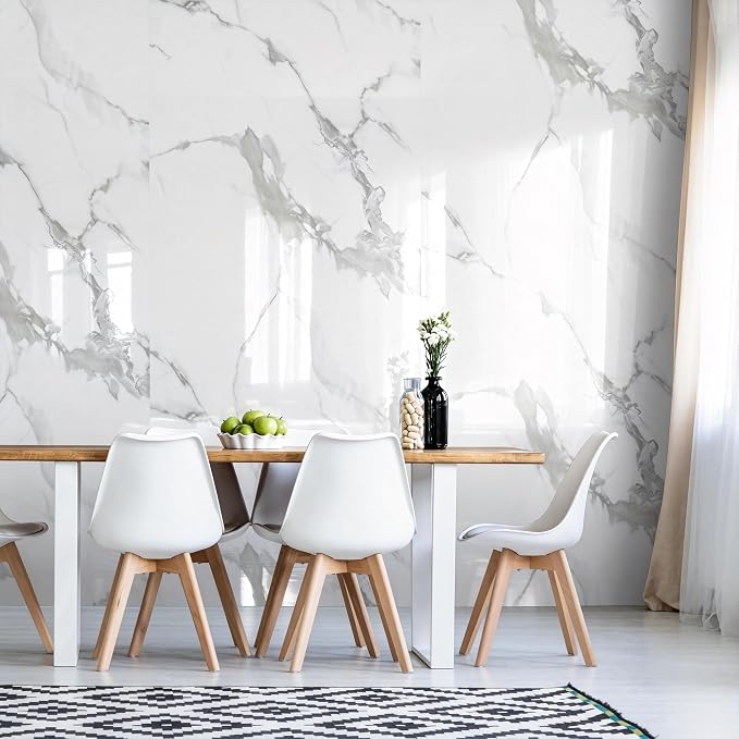 Marble Peel and Stick Waterproof Wall Paneling, Covers 38.75 Sq. Ft. - Image 7