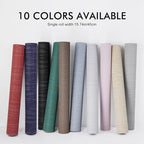 Blue Grasscloth Peel and Stick Wallpaper Texture Contact Paper A Set of 15.7" X - Image 2