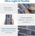 COMSTICKC 3D Faux Brick Wall Panels Peel and Stick Tiles, Small Size Thin PVC - Image 5