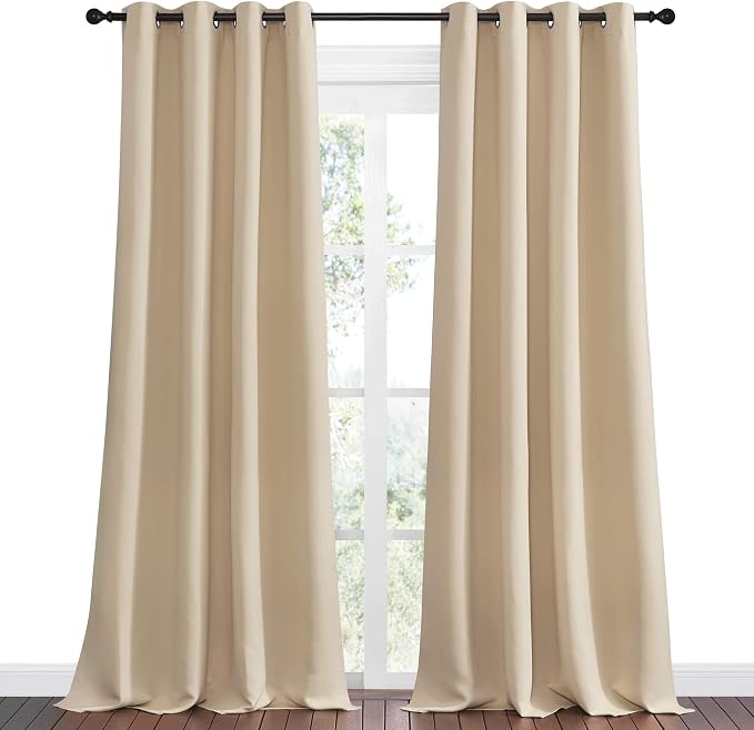 NICETOWN Bedroom Room Darkening Curtains - Image 2