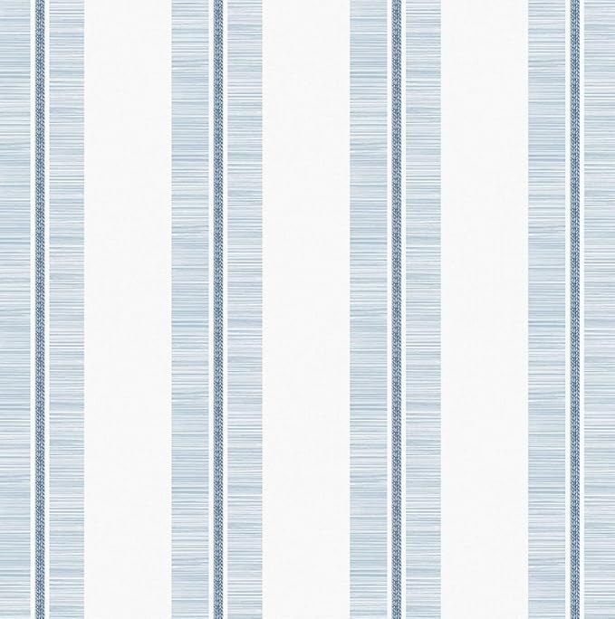 NextWall Beach Towel Stripe Peel and Stick Wallpaper by NextWall