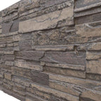 EverStone Cascade Faux Stone Panel, 48 5/8"W x 24 3/4"H x 1 1/4"D, Cascade - Image 7