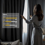 Room Divider Blackout Curtain Track Curtains Wall Dividers Panels Screen - Image 2