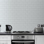 AULIGET 3" x 6" Metal Subway Tile Peel and Stick Backsplash, Stainless Steel - Image 6