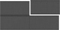 WALMANN Metal Pegboard Panels for Wall Tools Storage Pegboard for Garage by WALMANN