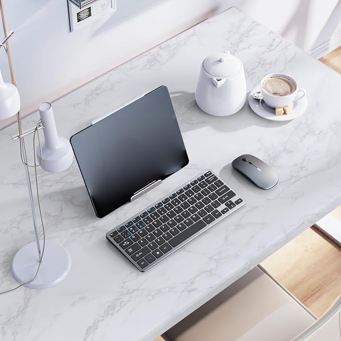 practicalWs White/Grey Marble Contact Paper 23.6" x 118", Marble Wallpaper Peel - Image 4