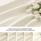 MIULEE Birch Back Tab Blackout Curtain 96 Inch Long 2 Panels Set - Image 8