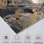 10pcs Peel and Stick Tile Shower Waterproof Marble Tiles Wall Panels, - Image 4