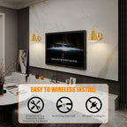 Powfloven Vintage Rechargeable Wall Sconces Set of 2, Wireless Gooseneck Indoor - Image 7