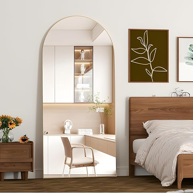 Full Length Mirror 71"x25" Arch Mirror Floor Mirror - Image 2
