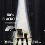 XiDi Blue Curtains for Bedroom, Girls Room Blackout Curtains, Kids Room - Image 6