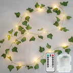 suddus Vine with Fairy Lights Battery Operated, 13.1ft 40 LED Ivy String Light by SUDDUS