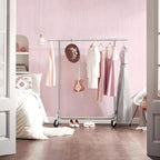 Pink Grasscloth Peel and Stick Wallpaper - Image 7