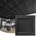 WOWSTAR 12-Pack 24"x24" Drop Ceiling Tiles, Waterproof Glue up Ceiling Panels by WOWSTAR
